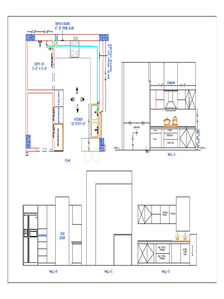 Kitchen Storage Solutions Layout | PDF