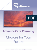 Advanced Care Planning - Choices for Your Future