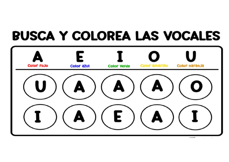 Vocales 4 | PDF