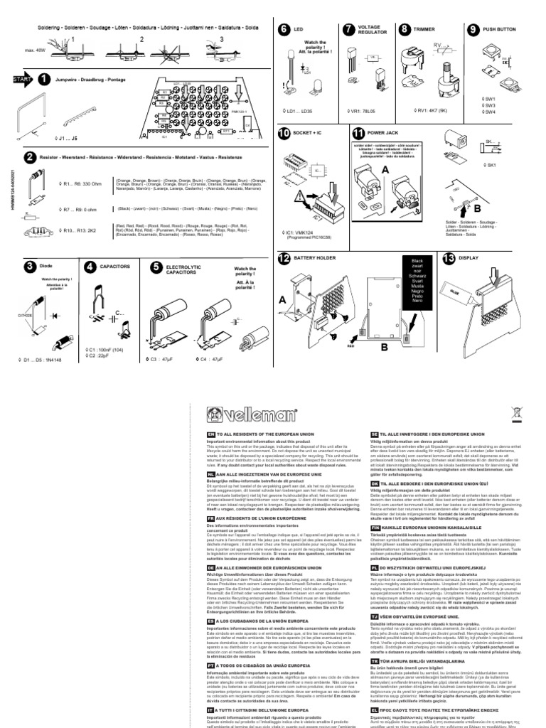 ROLLING MESSAGE Manual - wsmb124 | PDF