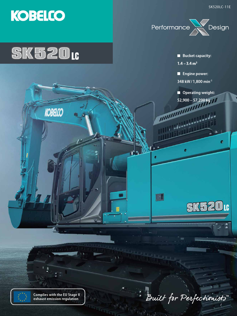 Kobelco Sk520lc 11e Brosuru en | PDF | Engines | Smartphone