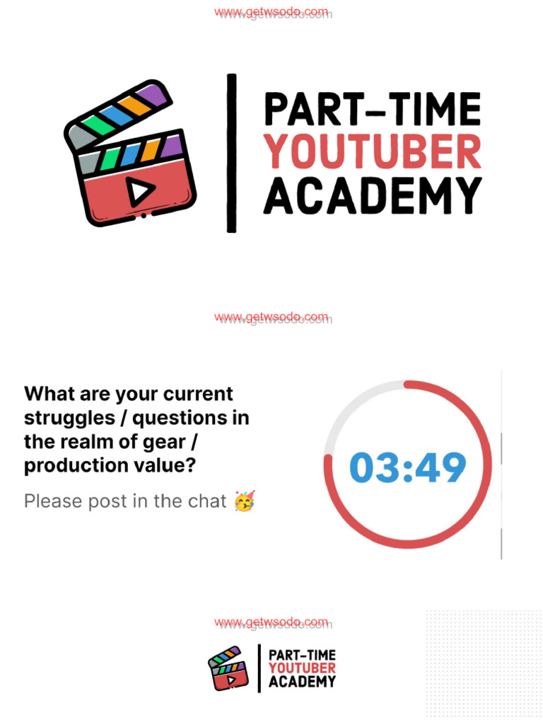 2 Part Time Youtube Academy | PDF
