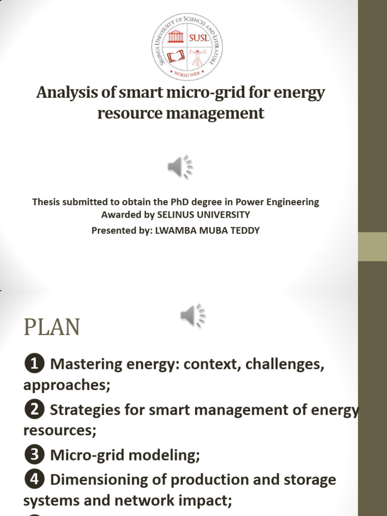 Tesi Lwamba | PDF | Distributed Generation | Electrical Grid