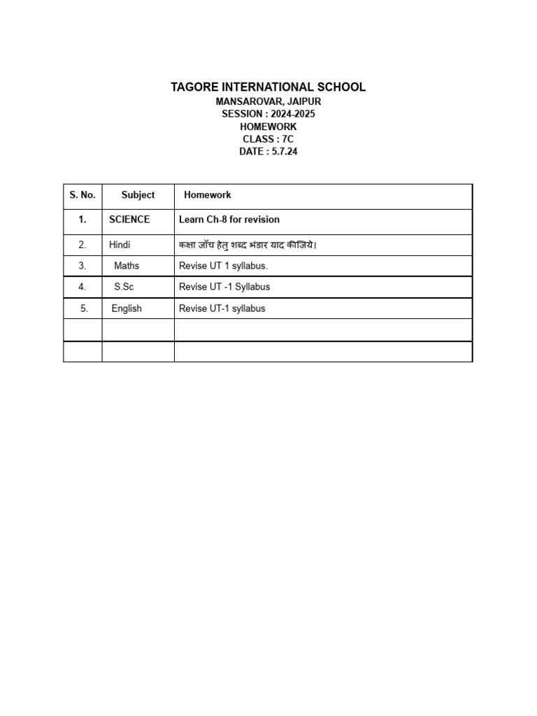 7C Homework - Docx 17 | PDF
