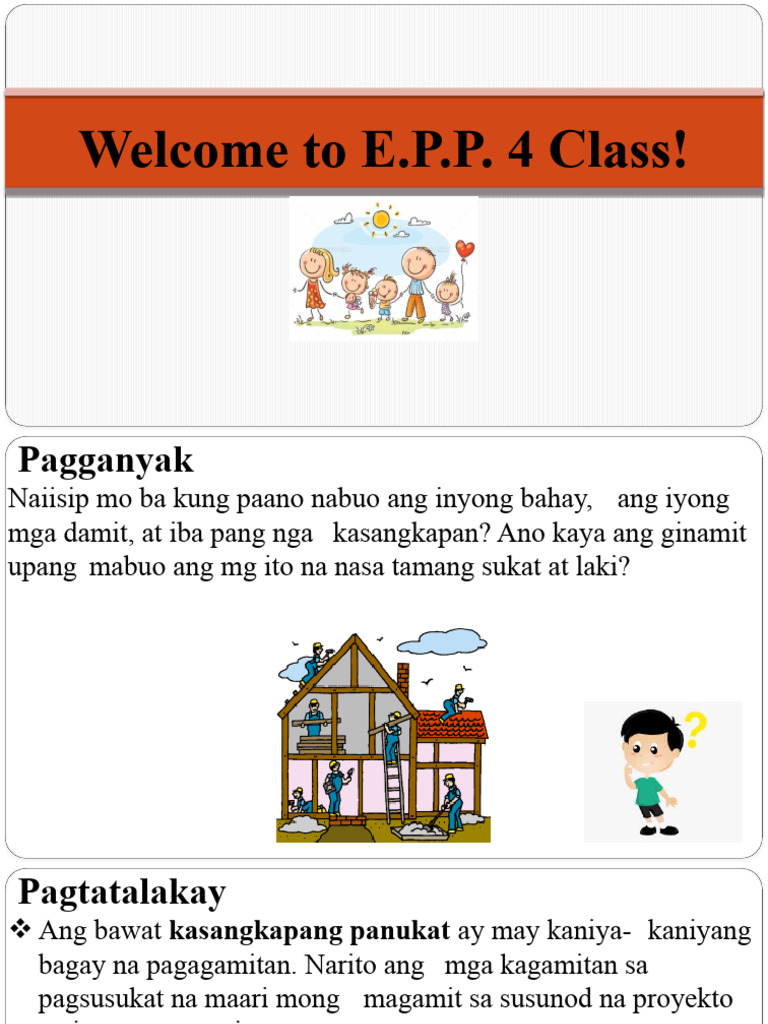 EPP 4 Lesson 20 | PDF