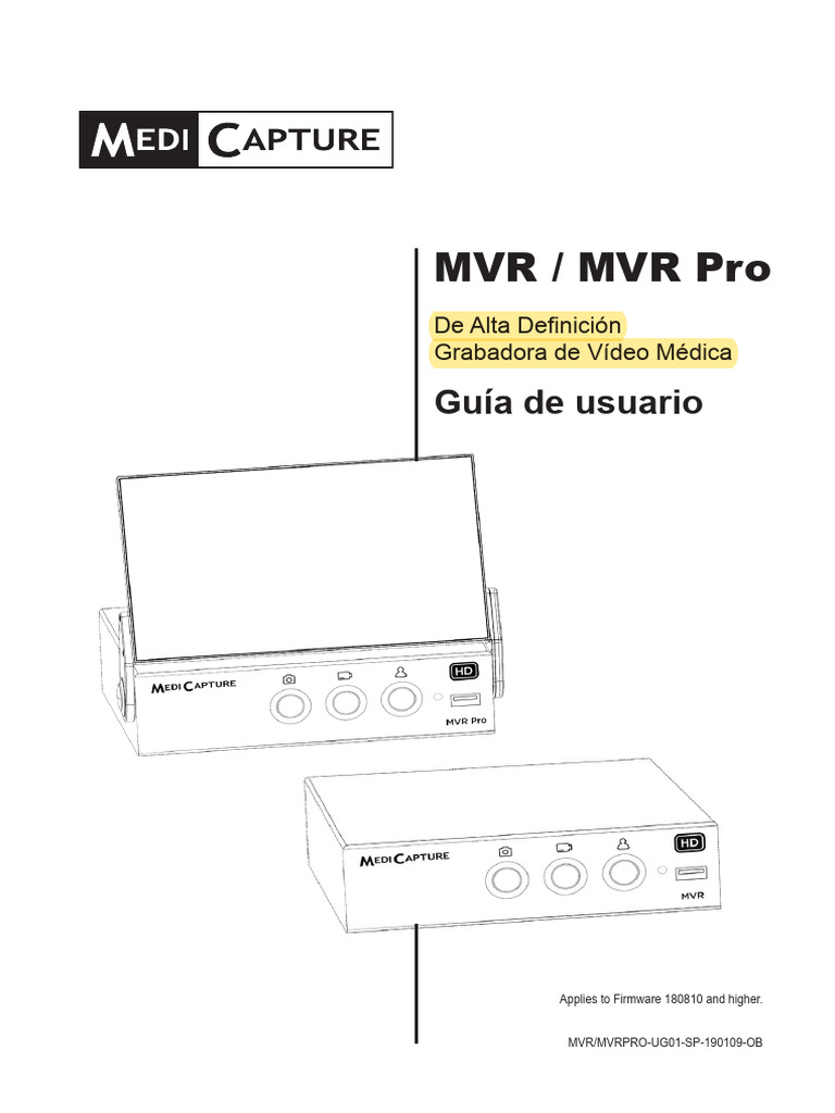 Manual Grabador 4k - MVR Pro | PDF | Hdmi | USB
