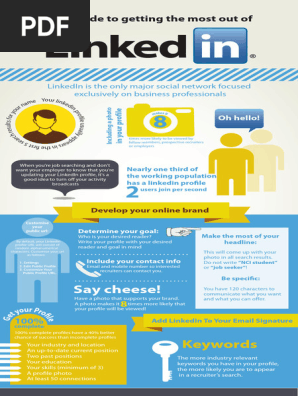 Developing Your Linkedin Profile