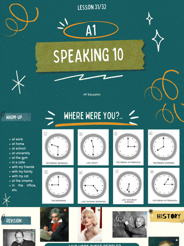 A1 Speaking 10 | PDF