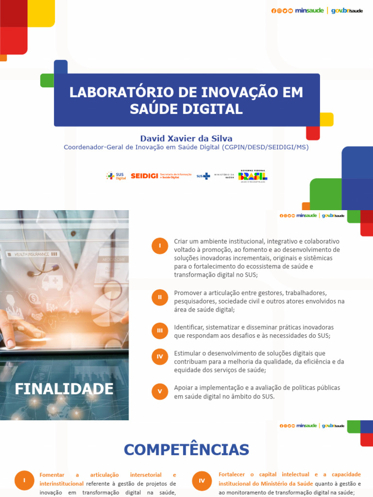 Inovação em Saúde Digital no SUS | PDF | Inovação | Gestão de recursos ...