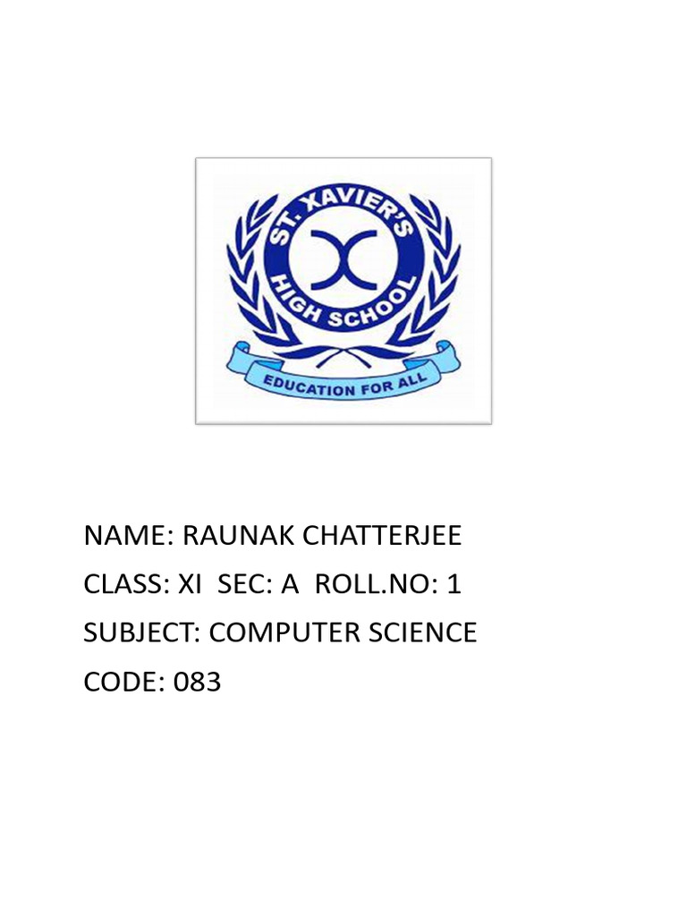 Computerproject 1 download free pdf employment salary