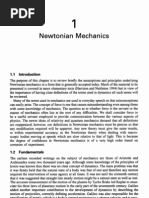 1 Newtonian Mechanics