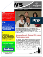 Monroe County Special Olympics Fall 2011 Newsletter