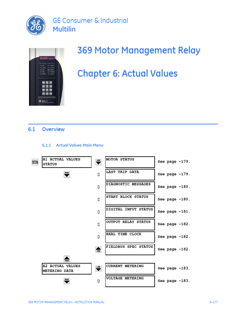 RELÉ 369 GEK-106288H Modulo 6 | PDF | Electrical Components | Electric ...