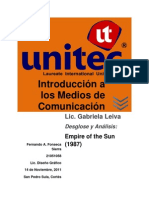 Analisis Pelicula - Empire of The Sun - Fernando Fonseca - 21051058
