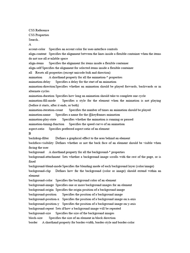 Css Lists | PDF | Typefaces | Notation