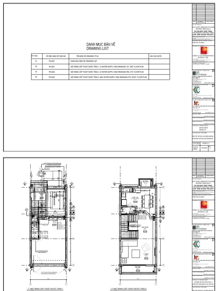 Danh Mục Bản Vẽ Drawing List: Khu Chức Năng Đô Thị Nam Đường Vành Đai 3 ...