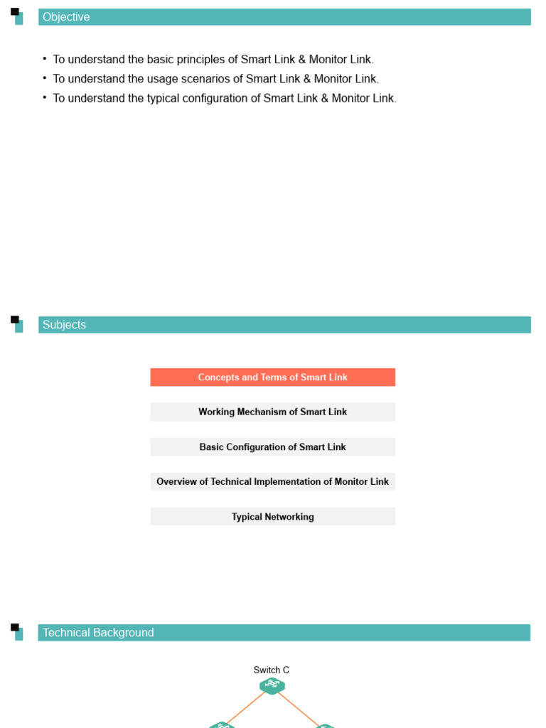 09 Switching+Basics+-+Smart+Link+and+Monitor+Link | PDF | Network ...