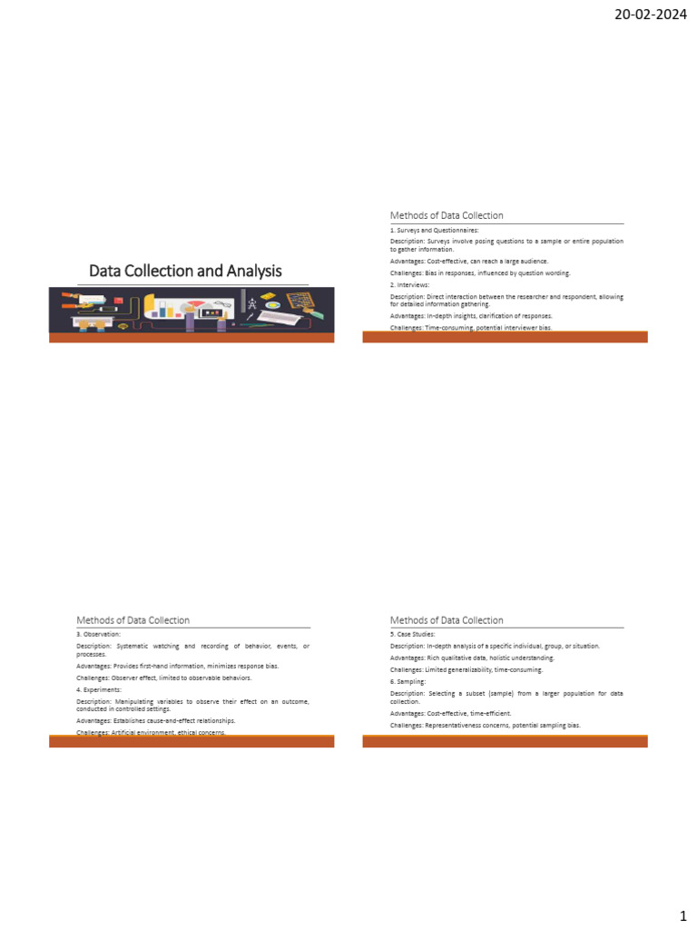 Data Collection and Analysis 02 | PDF | Quartile | Data