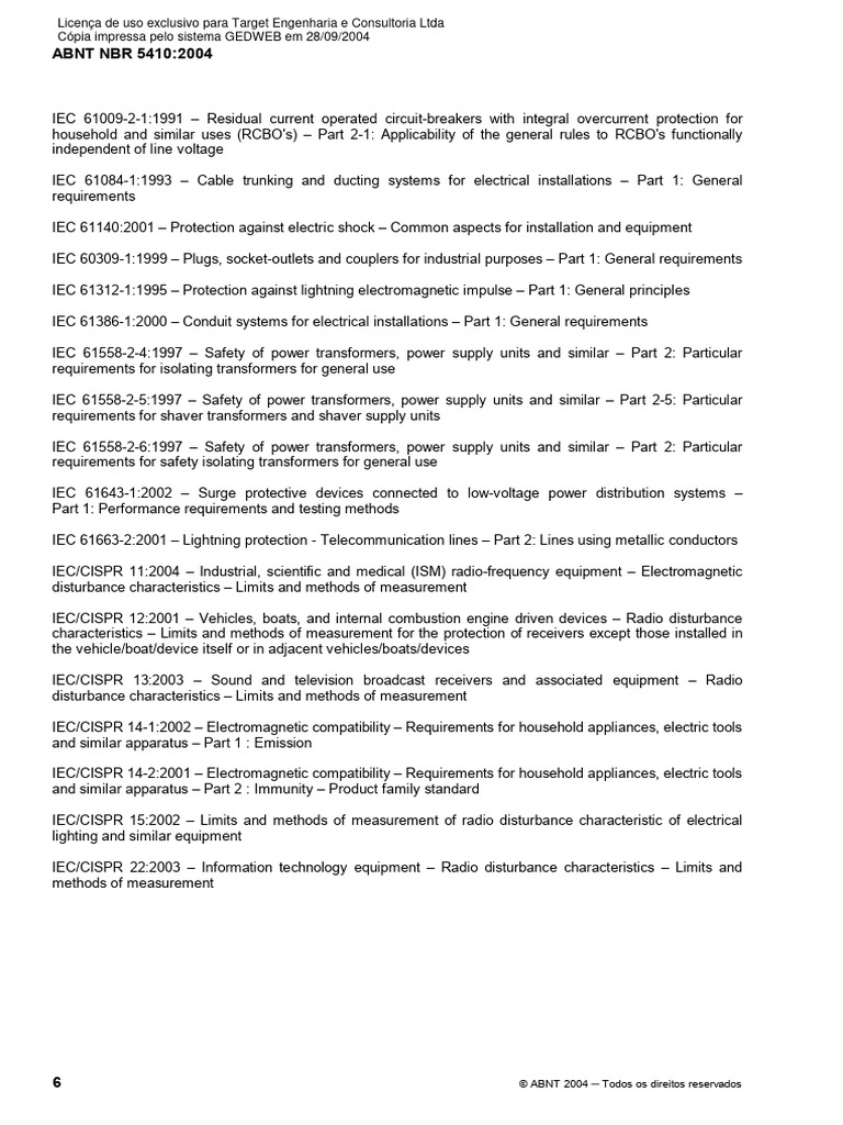 IEC Standards for Electrical Safety | PDF | Electromagnetic ...