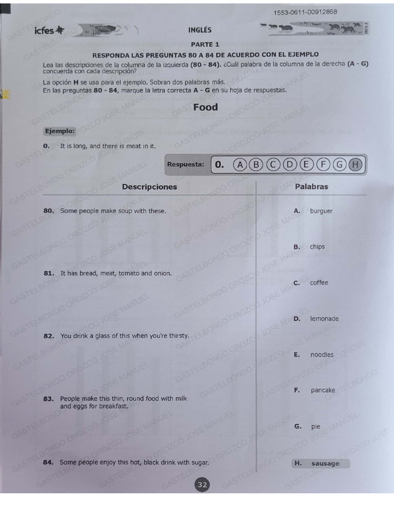 Prueba de Inglés 2023 | PDF