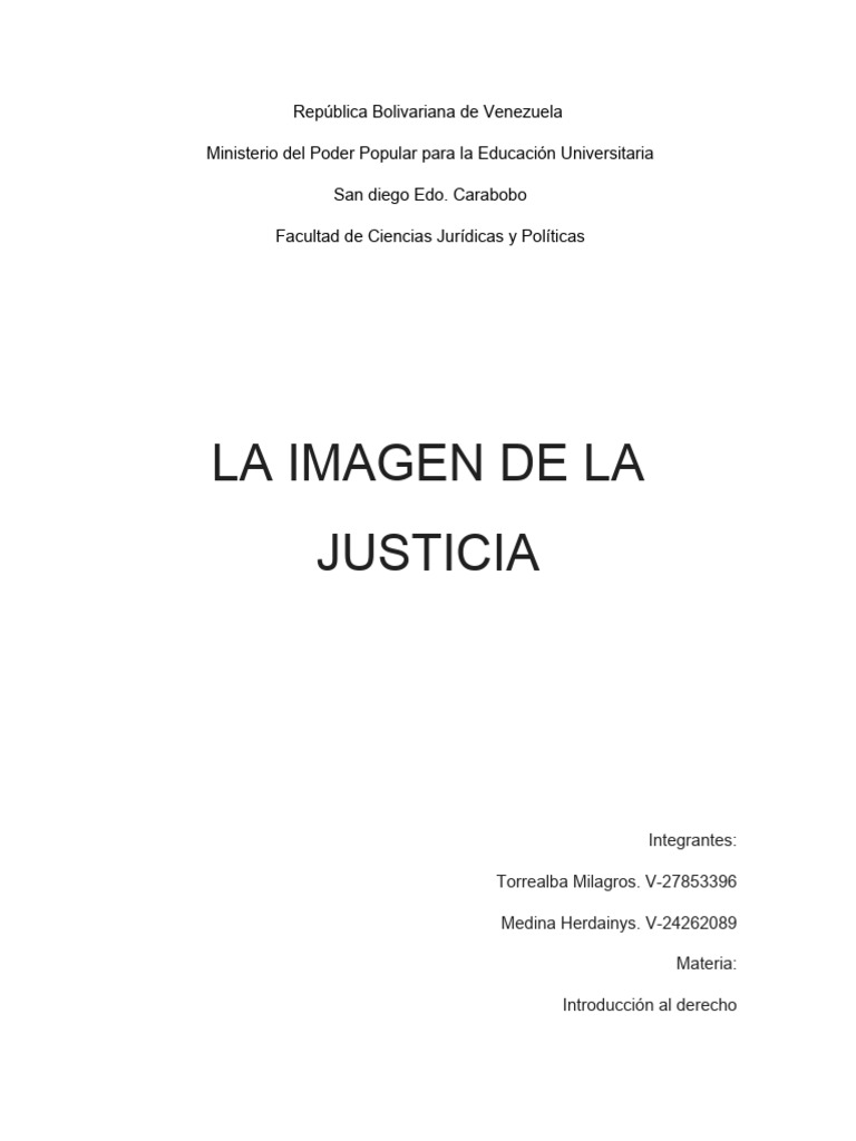 Imagen de La Justicia | PDF | Justicia | Crimen y violencia