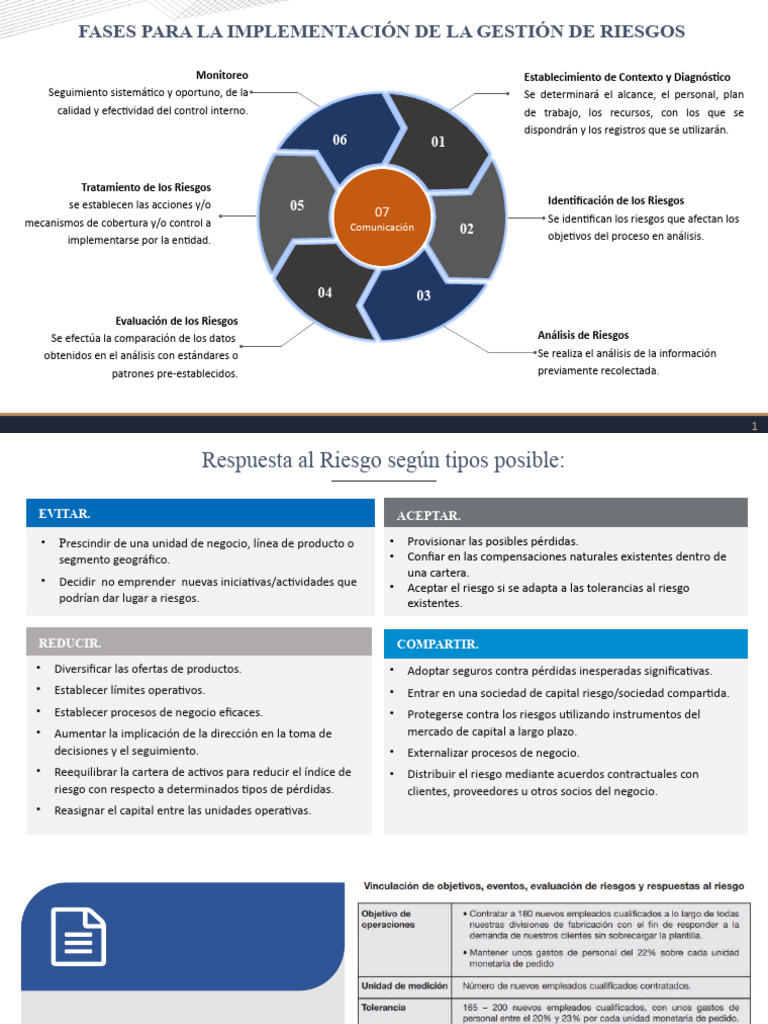 Gestión De Riesgos Rar Ic E Pdf Business Evaluación