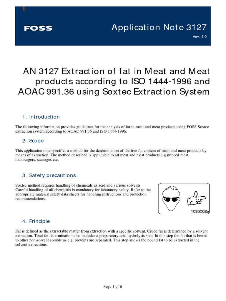 An3127 pdf mixture water