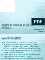 Business Modules of An ERP Package Kar