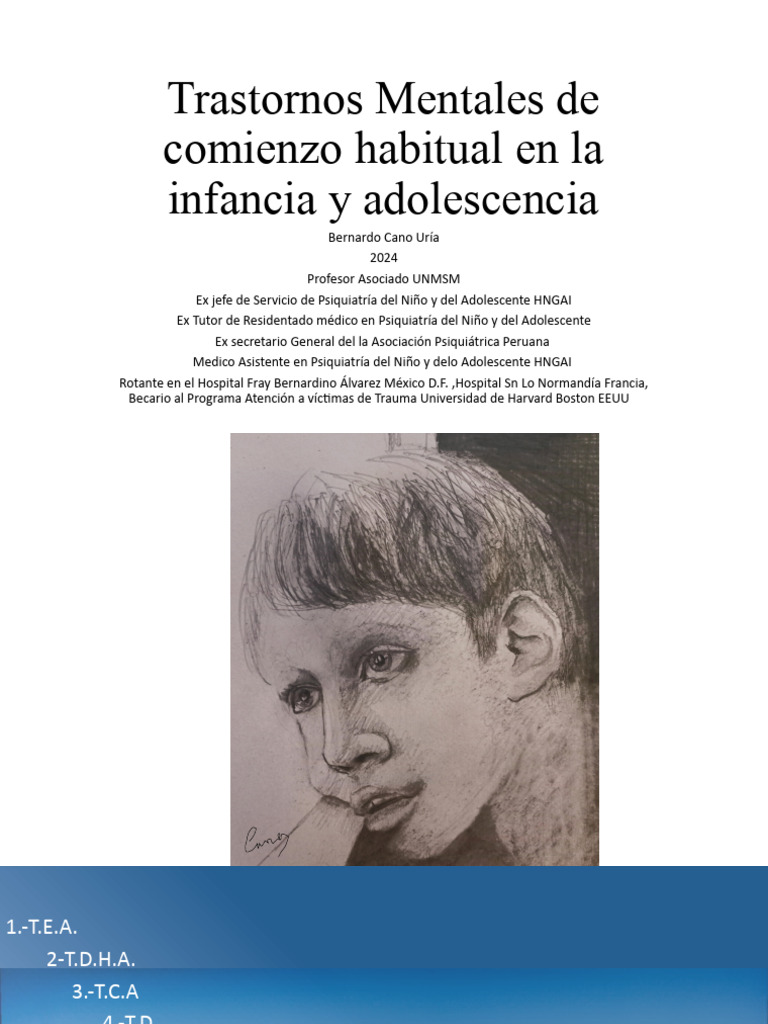 Teoría 11 | PDF | Espectro autista | Desorden hiperactivo y deficit de ...