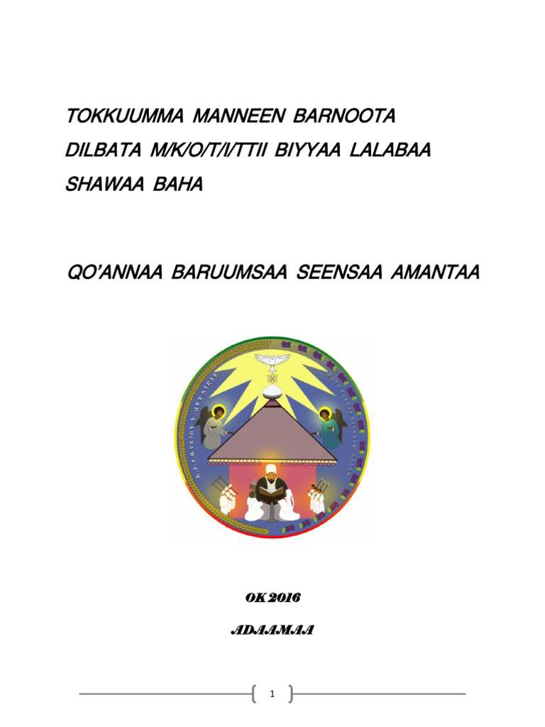 Barumsaa Amantaa... | PDF