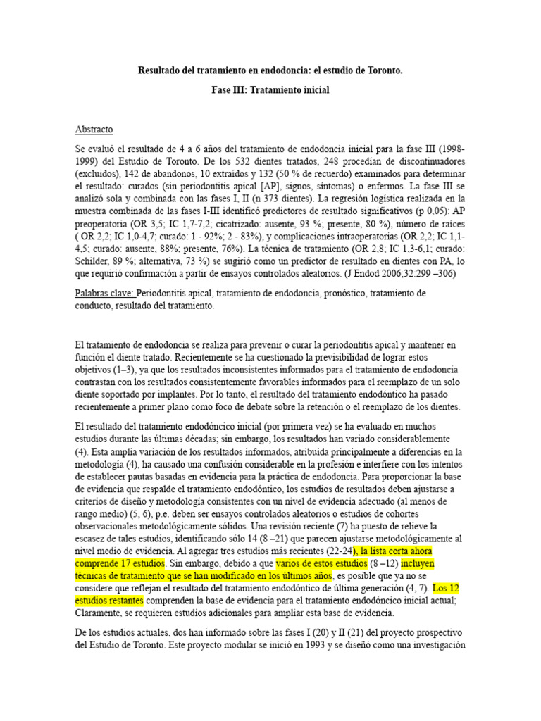 Fase 3 Toronto | PDF | Ensayo clínico | Terapia