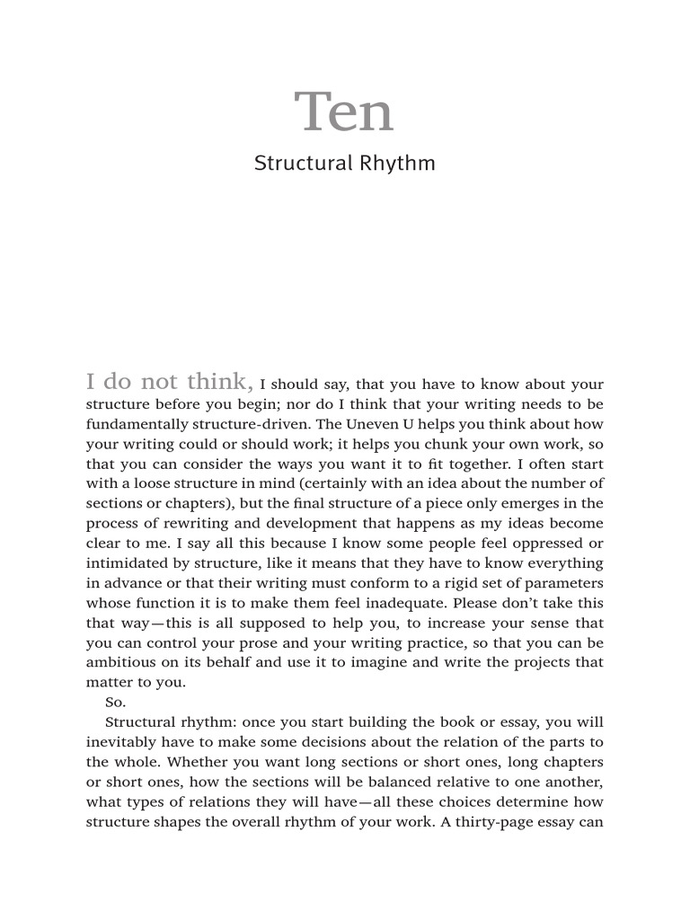 Structural Rhythm | PDF | Essays | Logic