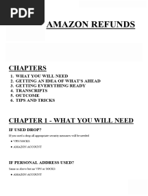 Amazon Refund Guide