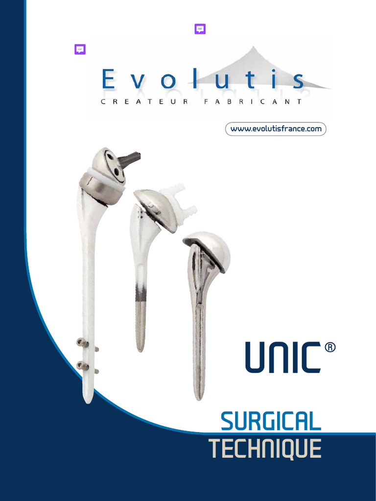Evolutis UNIC Shoulder System Guide | PDF | Shoulder | Limbs (Anatomy)