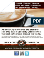 Brick City Coffee Company Is Open Serving Great Coffee