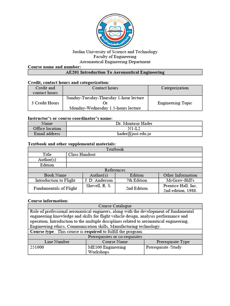 AERONAUTICAL ENGINEERING SUBJECTS LIST PDF visual data 3