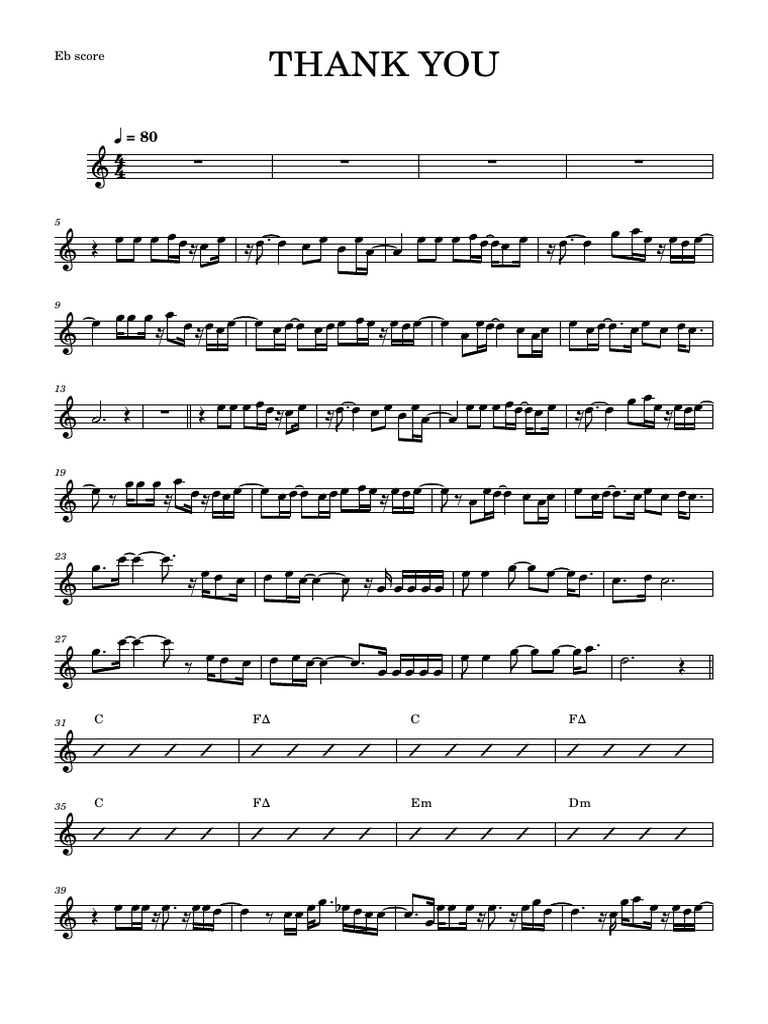 EB Score Analysis and Thank You Note | PDF