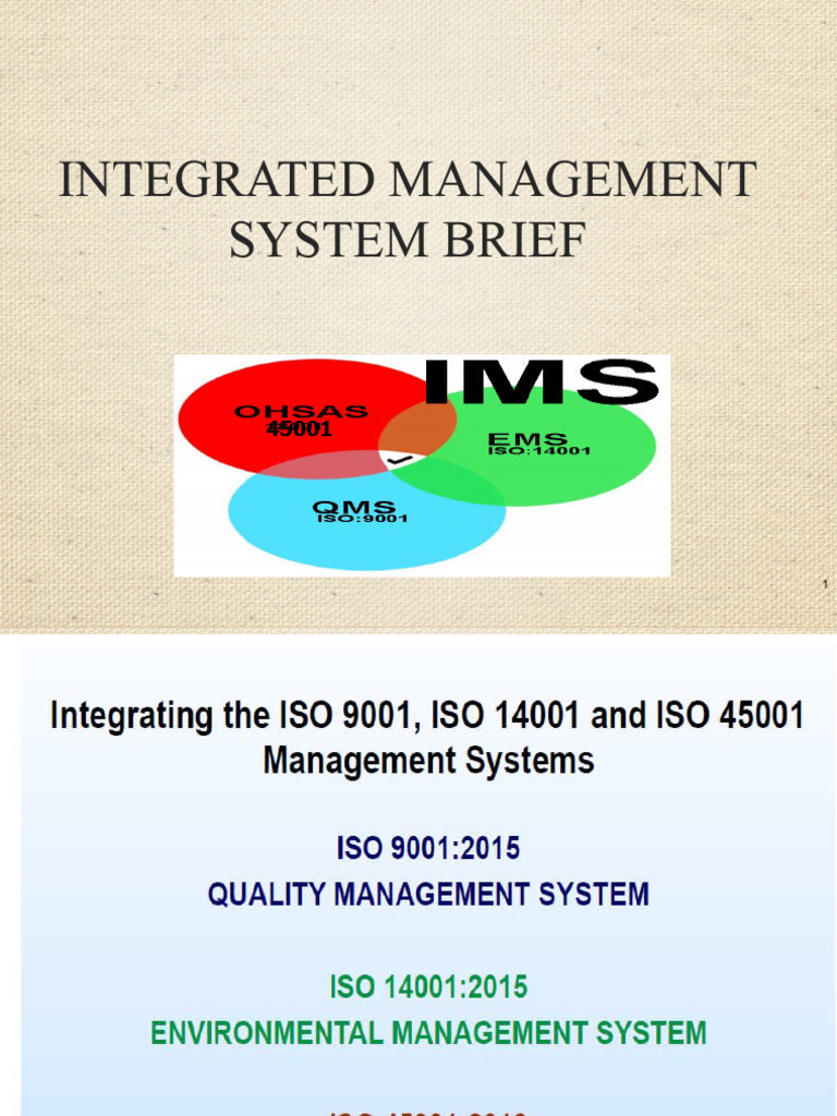 Ims (3) Integrated Management System Implementation | PDF | Iso 9000 ...