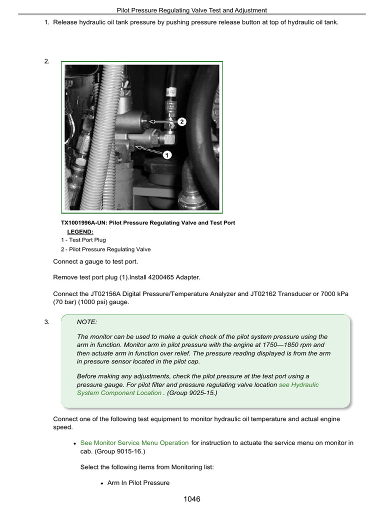 Pilot Sistem Test Pdf Valve Pressure