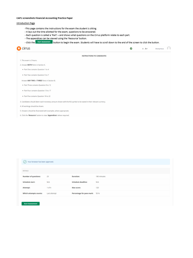 Cap1 Financial Accounting Screenshots | PDF | Computing | Software