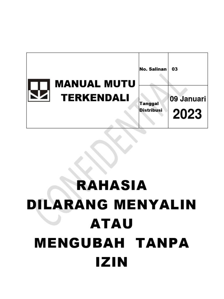 Manual Mutu PT. GeoACE 2023 | PDF