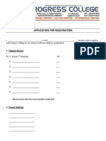 Application Form