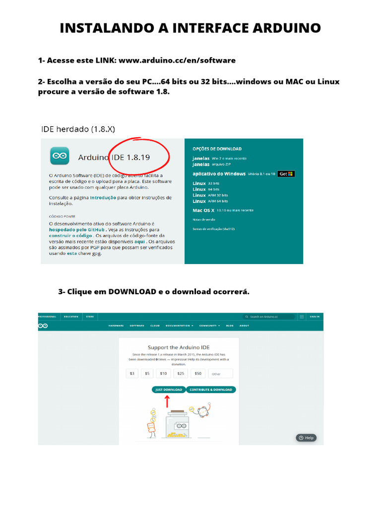 Instalação Inteface Arduino e Timerone | PDF | Computadores ...