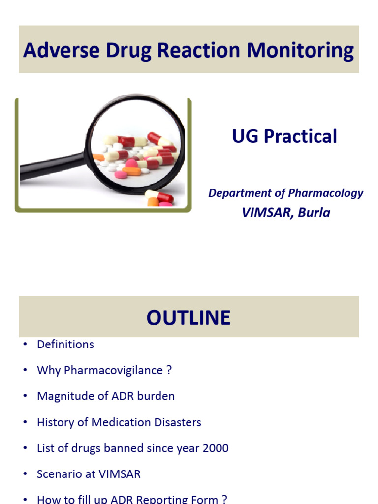 ADR Form Fill Up PDF Pharmacovigilance Health Sciences