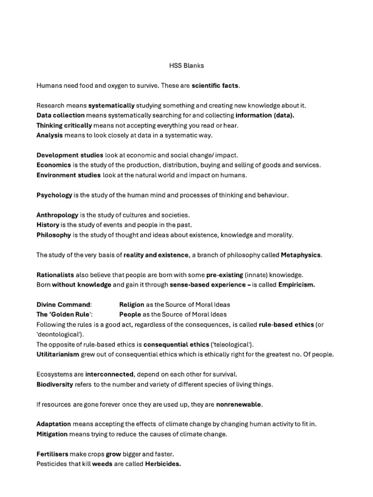 HSS Blanks | PDF