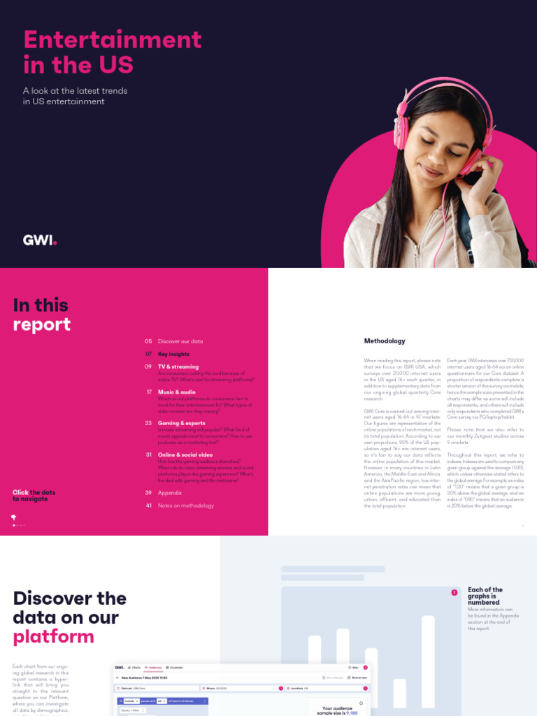 US Entertainment Trends 2023 | PDF | Cost Of Living | Streaming Media