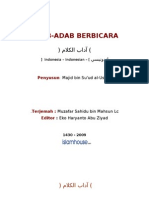 Adab Berbicara