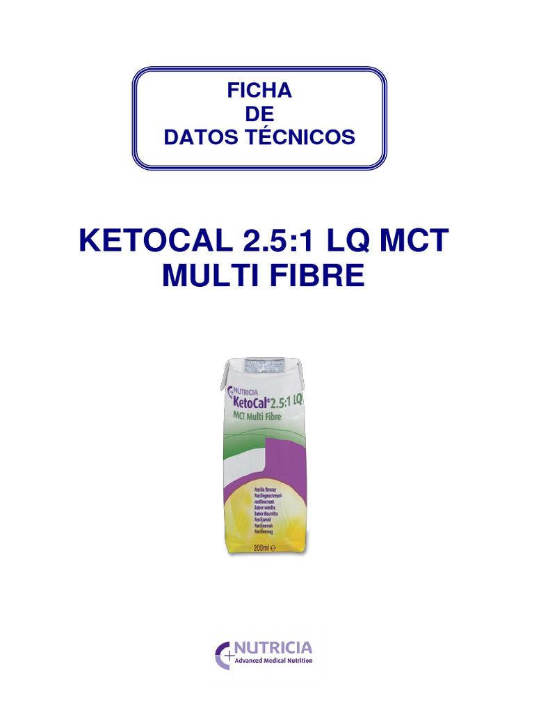 Ketocal 2.5:1 LQ MCT Multi Fibre | PDF | Petróleo | gordo