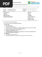 12-Page Exam Answer Booklet | PDF