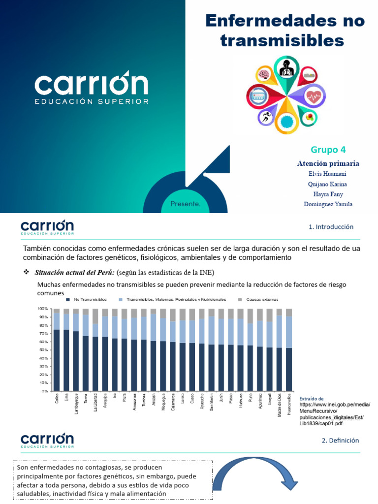 Expo Enfermedades No Transmisibles Pdf Cáncer Las Enfermedades No